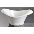 ivory creamy pure white 5 inch 6 inch 7 inch irregular bowl